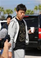 【ＭＬＢ】 上原、軽い頭痛で早退「休めと言われた」