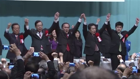 野党共闘アピール…共産党委員長が初出席