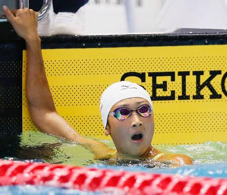 中３池江璃花子、５０ｍ自由形で日本新 ３種目目