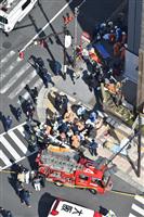【梅田・車暴走事故】死亡した運転手は奈良市の５１歳会社経営者と判明 付近にブレーキ痕確認されず