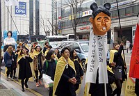 韓国大統領、対北朝鮮で日本と協力加速＝慰安婦合意、世論は依然反発