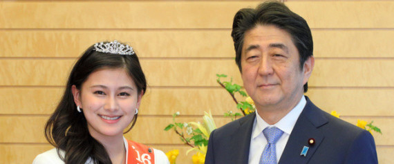 安倍首相、ミス日本に立候補打診 「自民党から」