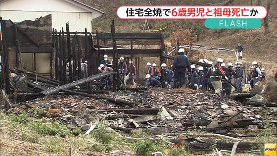 川俣町で民家全焼 ２人が遺体で見つかる（福島県）