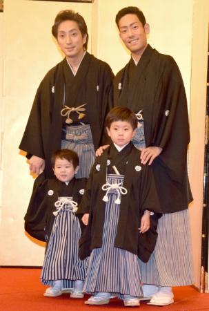 中村勘九郎、長男と次男が来年２月「二月大歌舞伎」で初舞台