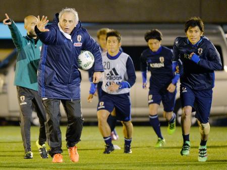 日本代表候補の国内組が合宿 Ｕ23浅野ら３人合流
