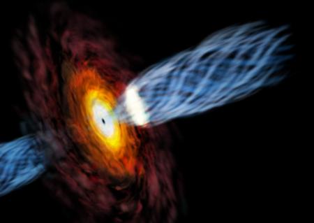 日韓でブラックホール観測 噴き出すガスほぼ光速
