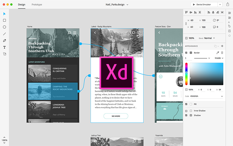 アドビ、新しいUXデザインツール「Adobe XD」のパブリックプレビューを公開