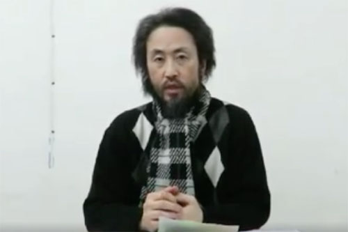 安田さんと見られる男性のビデオ公開 シリア北西部で拘束か