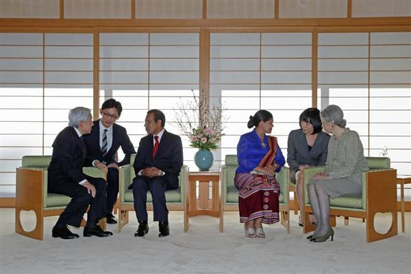 両陛下、東ティモール大統領とご会見 震災支援に「感謝します」