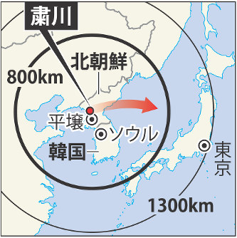 ミサイル発射 日韓の米軍に実戦能力誇示
