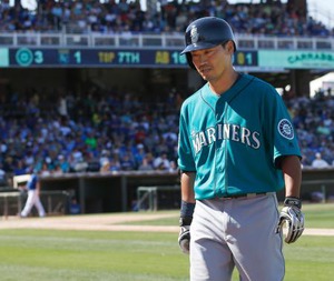 大リーグ、青木は１番で無安打
