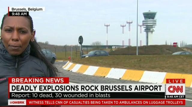 ブリュッセルの空港と地下鉄で３度の爆発、死者２３人