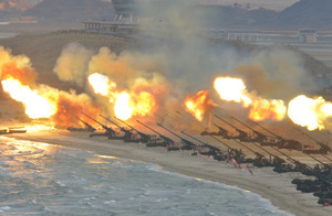 【北朝鮮情勢】日本海に向け短距離飛翔体を発射、２００キロ飛行 核安保サミット牽制か