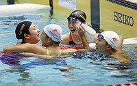 渡部と鈴木、女子１００平で代表＝男子１００背は入江と長谷川－競泳日本選手権