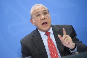 Ｇ７は歳出拡大で協調を、来春消費増税すべき＝ＯＥＣＤ事務総長