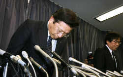 三菱自社長、不正を陳謝 軽の燃費５～10％上乗せ