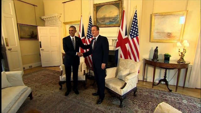 訪英オバマ氏、英国のＥＵ離脱に警鐘
