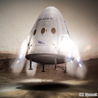 その名は「レッド・ドラゴン」 - スペースX、火星に無人宇宙船打ち上げへ