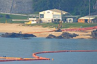 辺野古の浮具撤去を開始＝数週間で完了、立ち入り禁止継続－政府