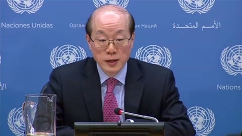 対北朝鮮「３回目の非難声明を調整中」 中国の国連大使