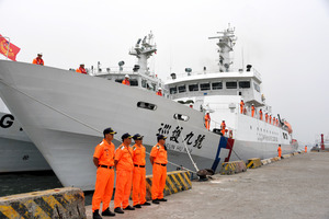 台湾の巡視船、沖ノ鳥島近海へ出航 漁民保護名目に