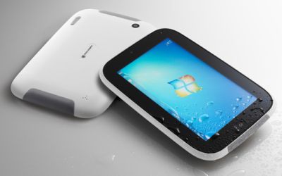 マウス、防塵/防滴/耐衝撃の7型 Windows 7 タブレット「LuvPad WN701」