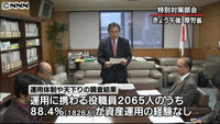 厚生基金の運用担当者９割が未経験～厚労省（東京都）