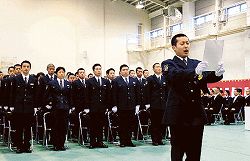 県警察学校入校式