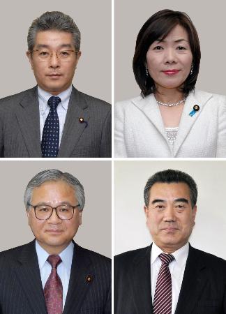 政務三役４人の辞任了承、国会混乱回避