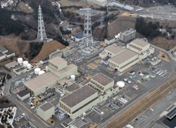 女川原発:海水ポンプが停止 低気圧の影響か