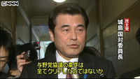 民主党、自公に党首会談を正式に申し入れ（東京都）