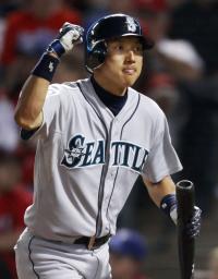 上原、２番手で無失点 イチローは１安打