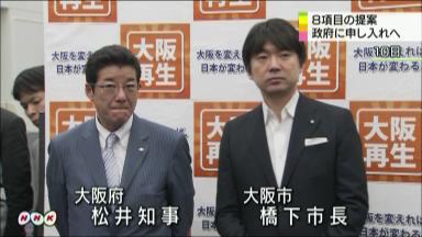 再稼働に向けた政府の対応批判…松井知事