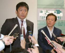 尖閣諸島:「都の方針に賛同」石垣市長、石原知事と会談