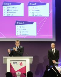 五輪サッカー、男女とも組み合わせ決定