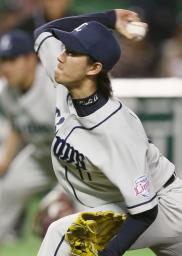 西武、岸が完投 やっと５勝目