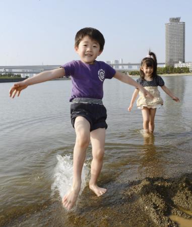 高梁市で３０・５度の真夏日