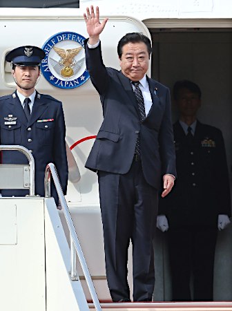 野田首相、アメリカ公式訪問へ出発