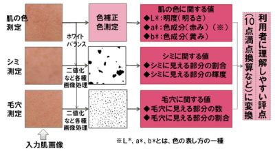 富士通研がスマホで肌測定できる技術を開発、照明色の違いを補正