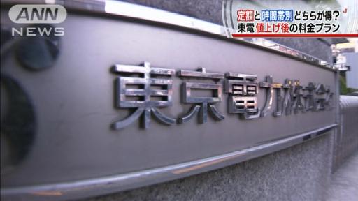 東電「時間帯別料金」定額と時間帯別どちらが得？