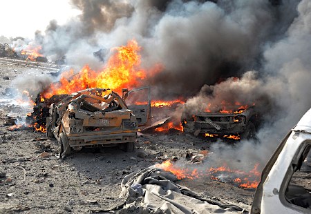 最大都市アレッポなどシリア各地で爆発、死者 テロ阻止も