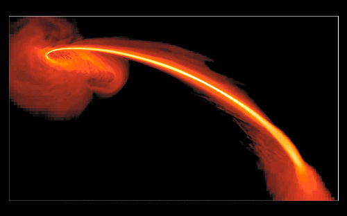 ブラックホールが星のむ瞬間とらえた ＮＡＳＡの望遠鏡