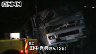 パトカー追跡のワゴン車が横転 助手席の男性死亡 愛知