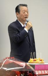 小沢氏、増税反対を堅持 首相との会談前に表明