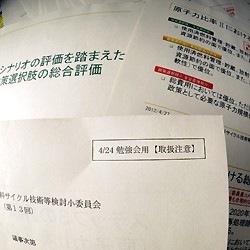 核燃サイクル中間報告を提出 原発相の私的検討会