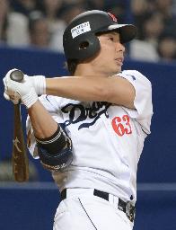 中日の堂上剛、誕生日に決勝２ラン＝プロ野球