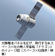 国際基地とドッキングへ＝民間宇宙船で世界初－シャトル後継・米スペースＸ社