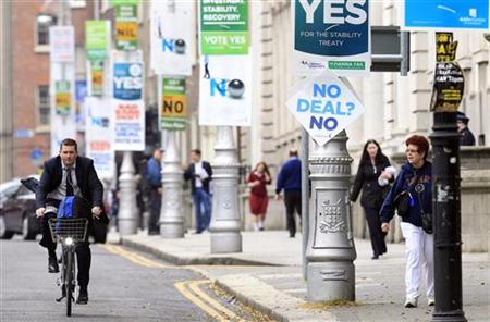 アイルランド:ＥＵ財政規律条約 参加是非の国民投票開始