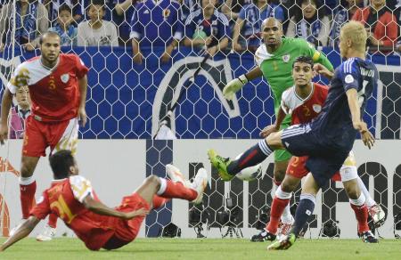 サッカー日本、ブラジルへ好発進 Ｗ杯予選、オマーン下す