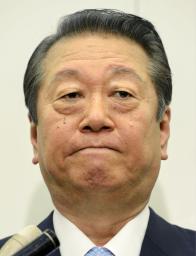 小沢氏、新党結成に含み＝消費増税、輿石氏に反対伝達